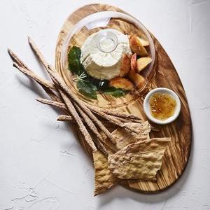 Olivewood Board with Cloche