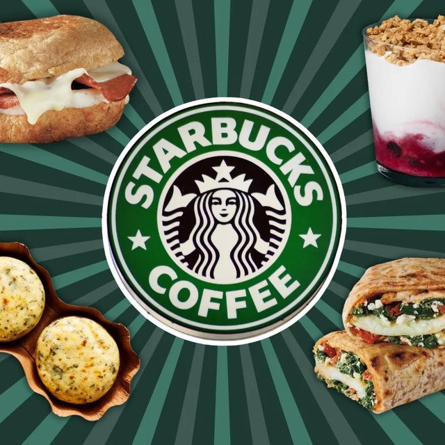 Breakfast and coffees at Starbucks