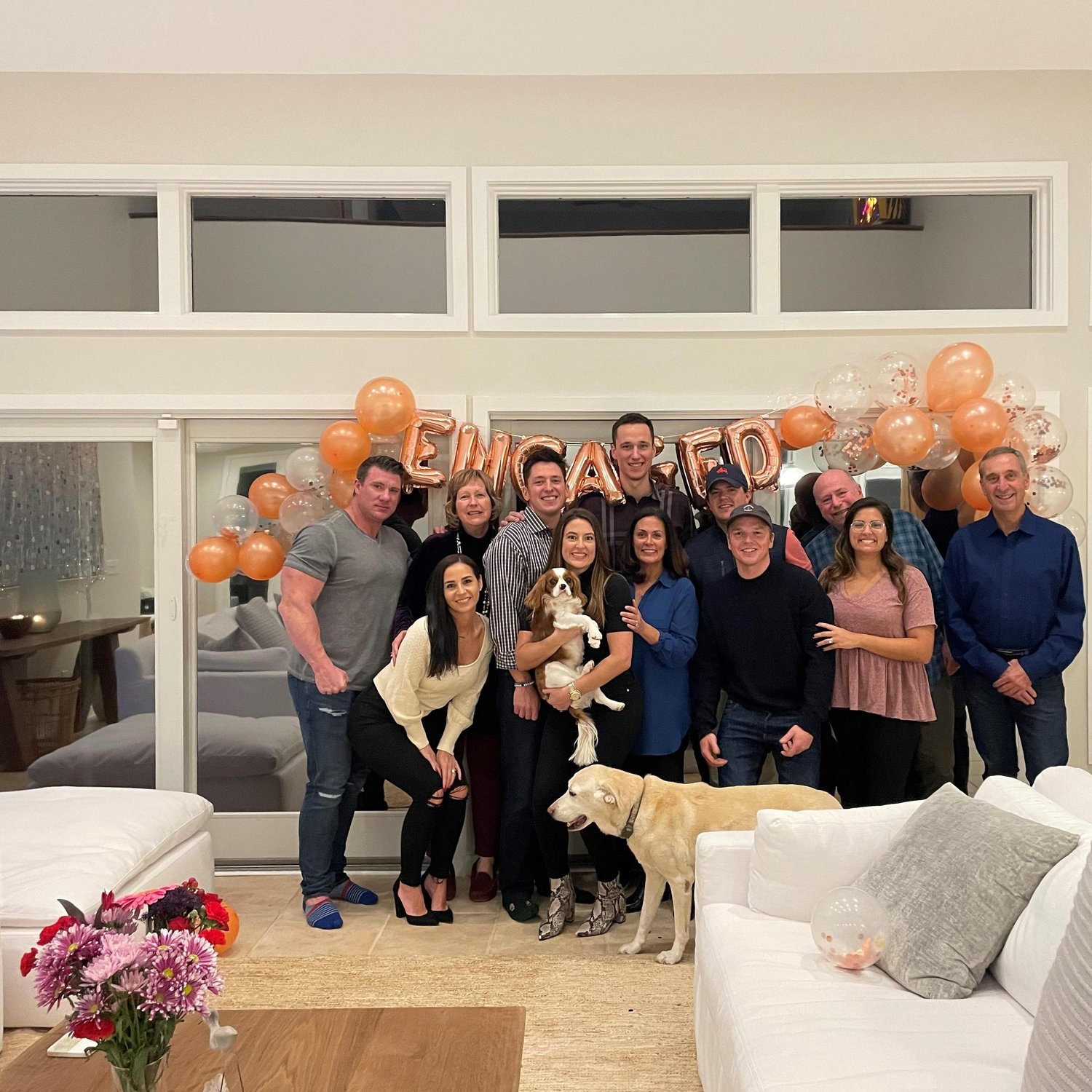 Engagement party with our AWESOME family!