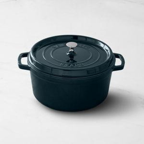 Staub Enameled Cast Iron Round Dutch Oven, 7-Qt.