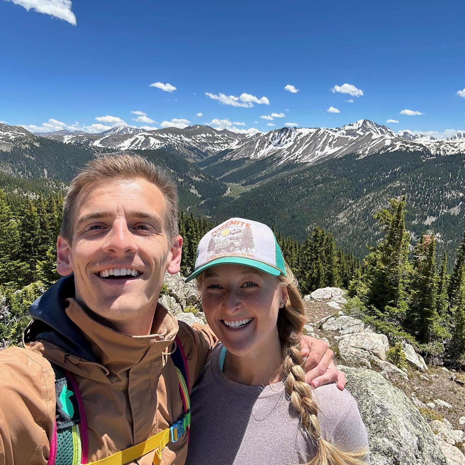 We’re always in awe when we are in the mountains. This is from one of our favorite hikes (so far) in Hunter-Frying Pan Wilderness (Aspen, CO)