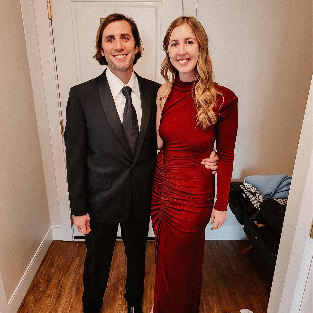 Looking sharp for the Dell Children’s hospital gala James spoke at 2023