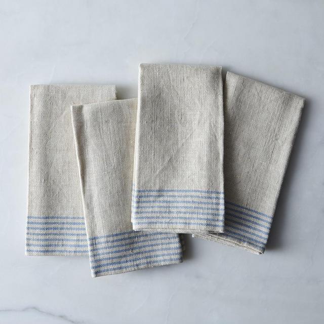 Agrarian Striped Linen Napkins (Set of 4)