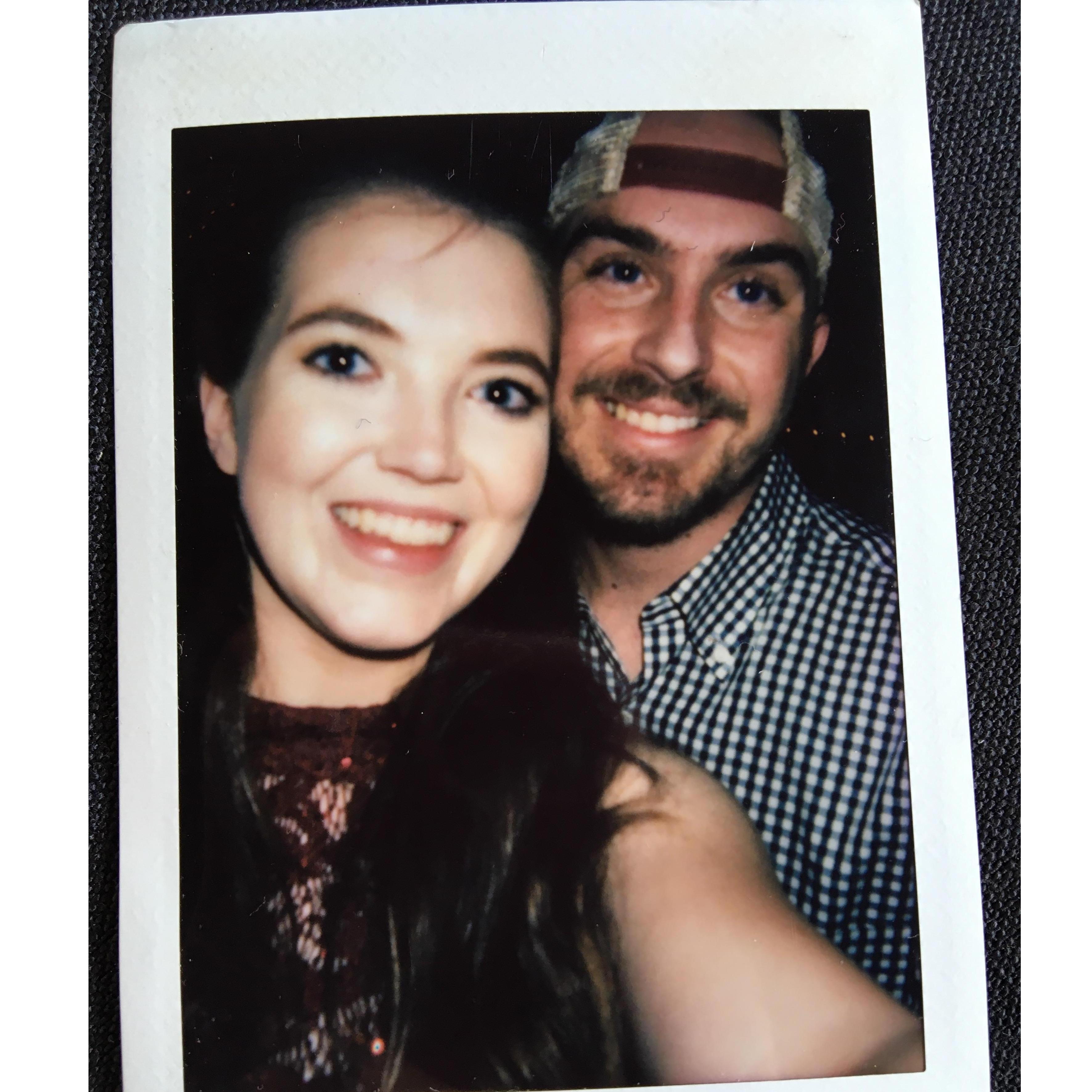 My favorite photo of us. I carry it with me in my wallet.
