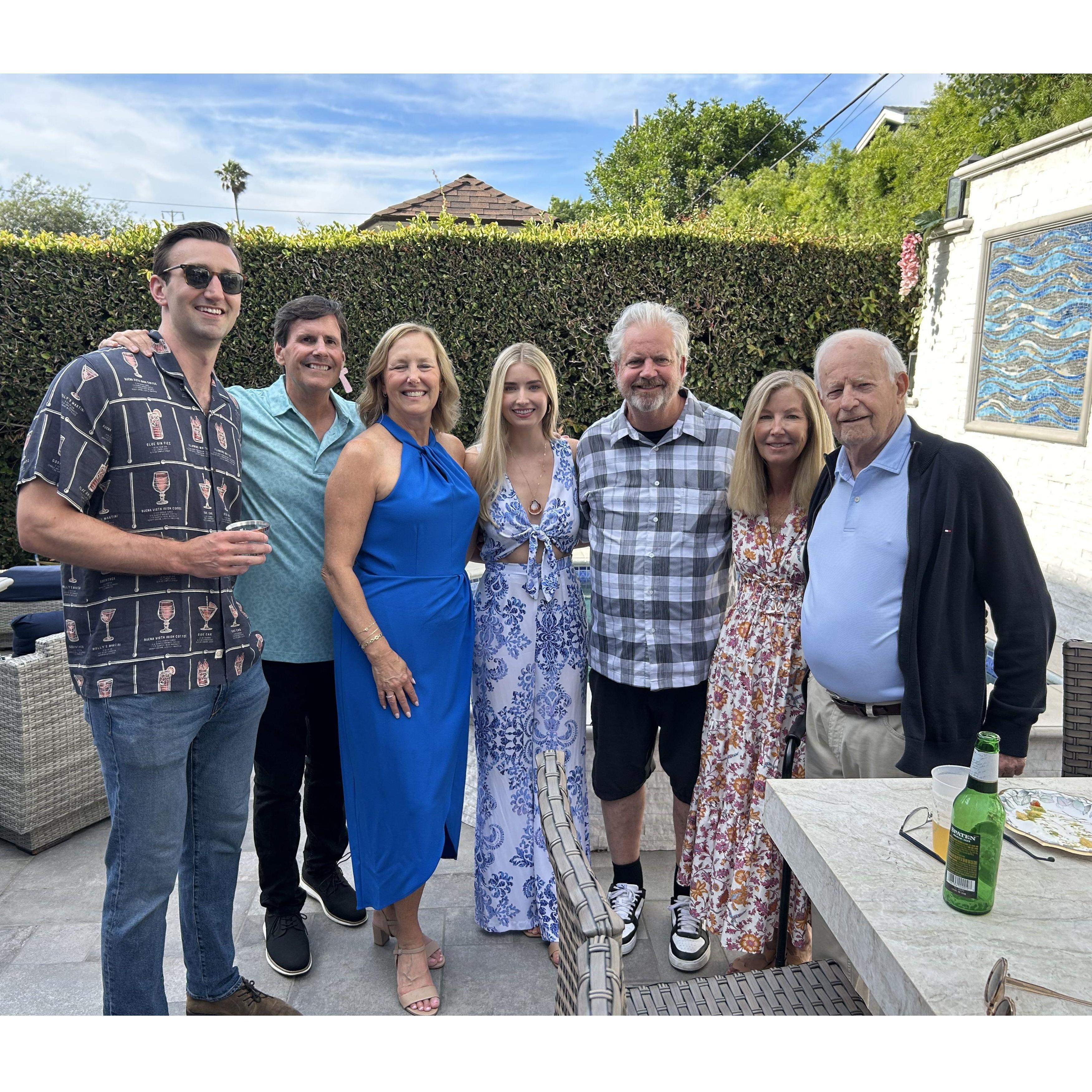 Our engagement party, July 2025