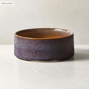 Prado Tan Soup Bowl with Reactive Glaze | CB2