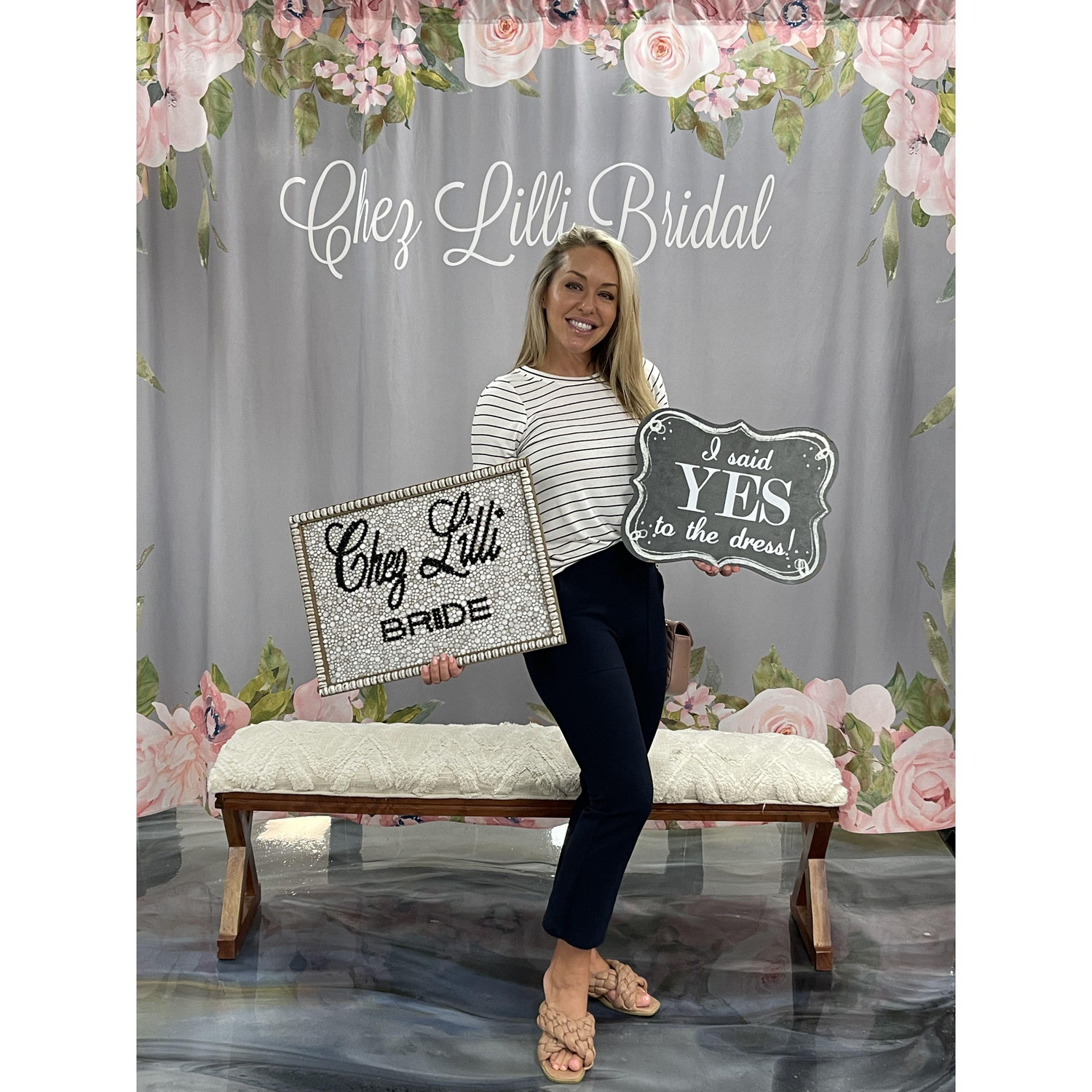 Where I found my dress, Chez Lilli, in Houma Louisiana!!