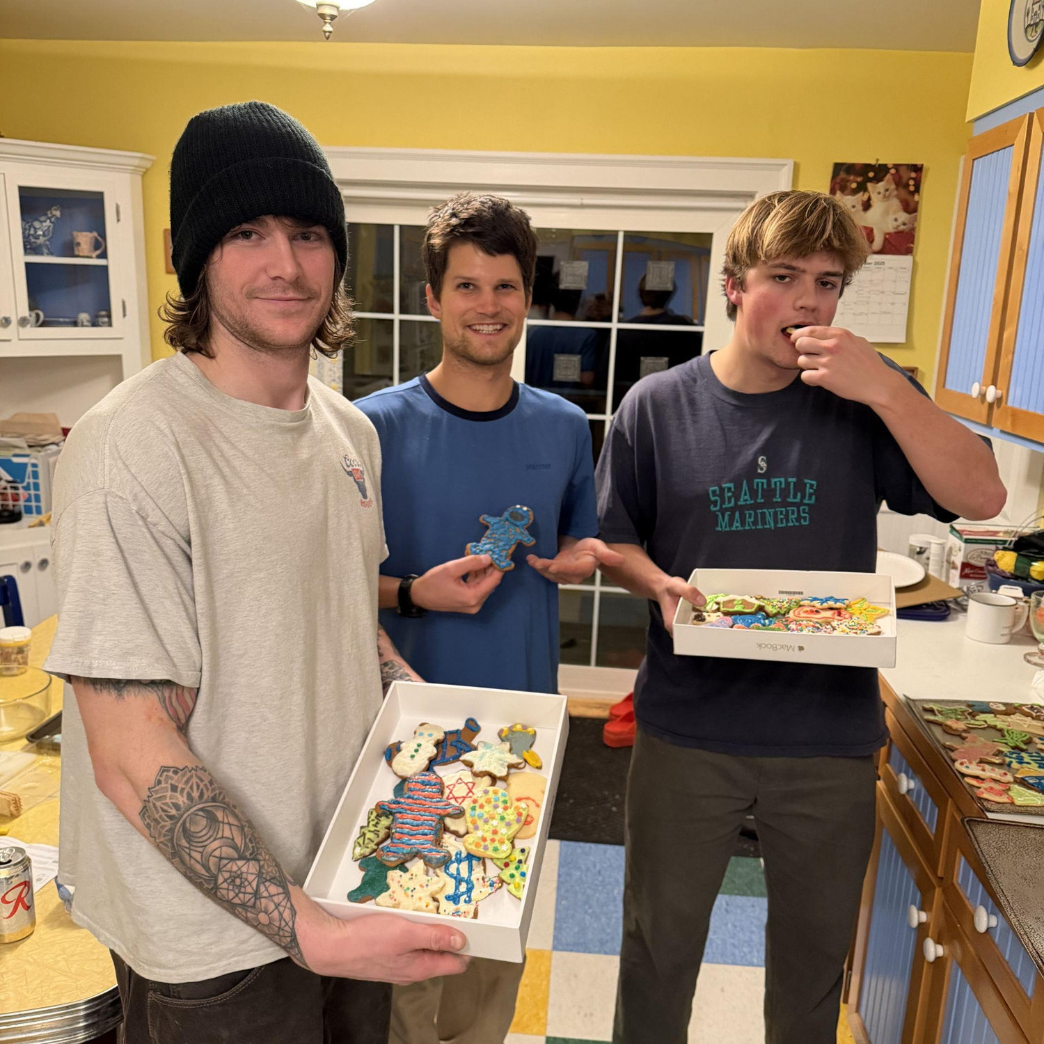 Cookies with Dylan and Connor!