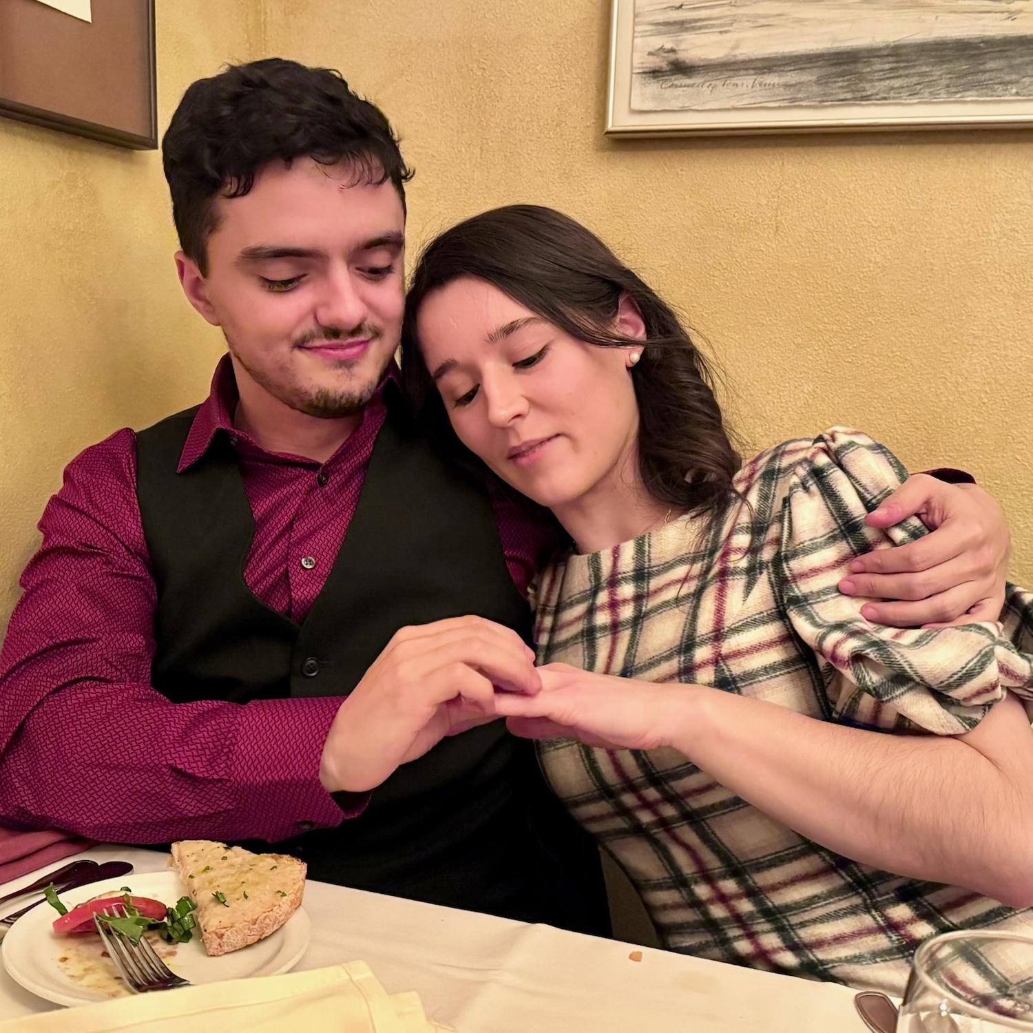 Dinner after the proposal