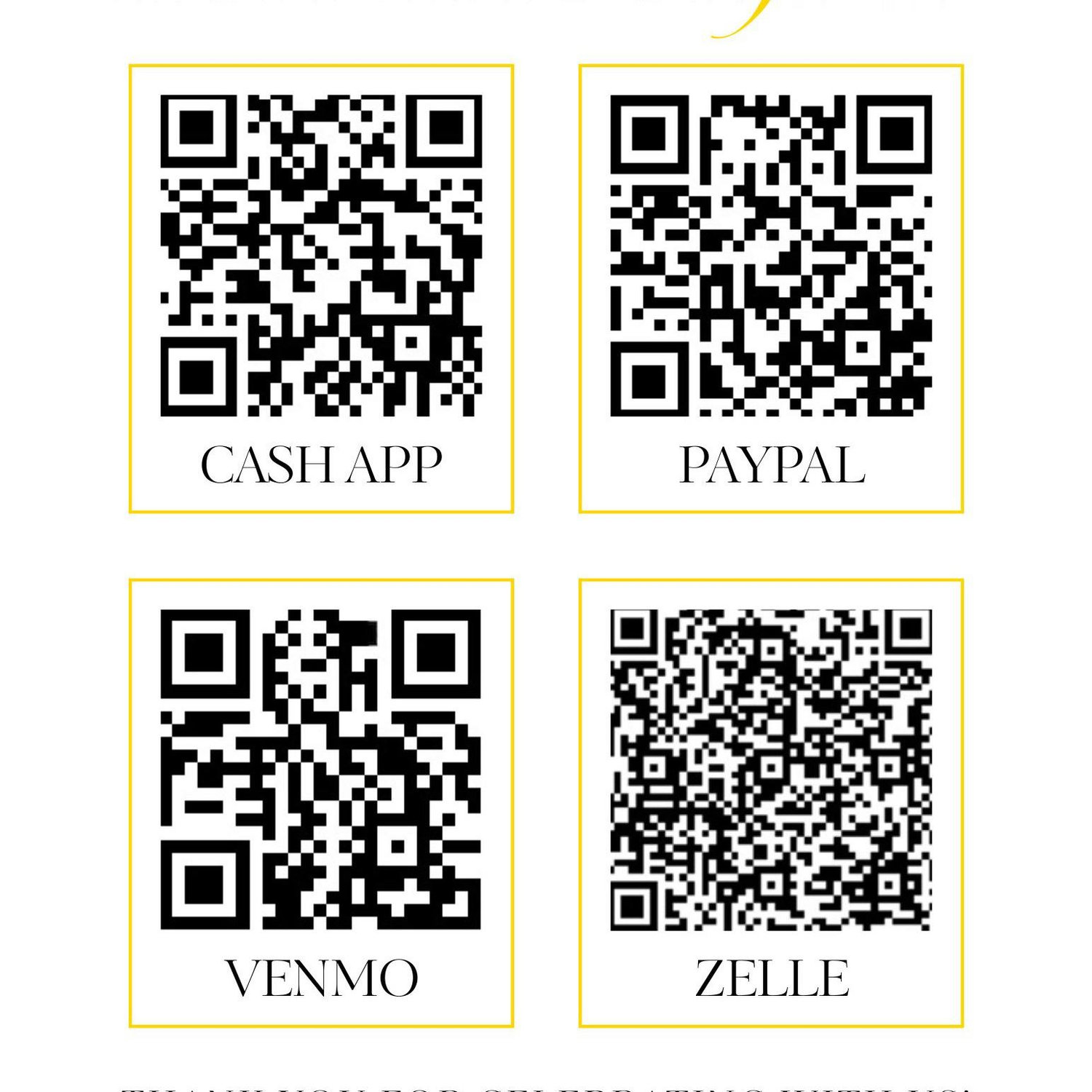 Honeymoon Fund Donation Options. 🖤