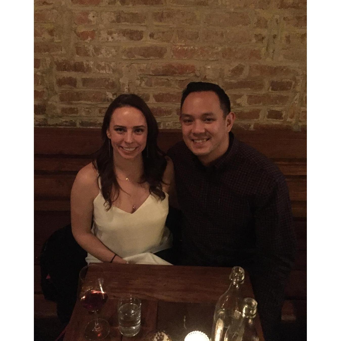We love our dinner dates together!