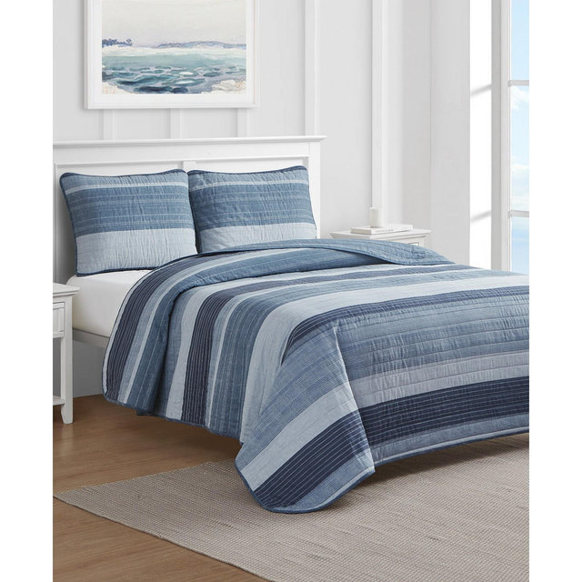 Nautica Ridgeport Reversible 2 Piece Quilt Set, Twin