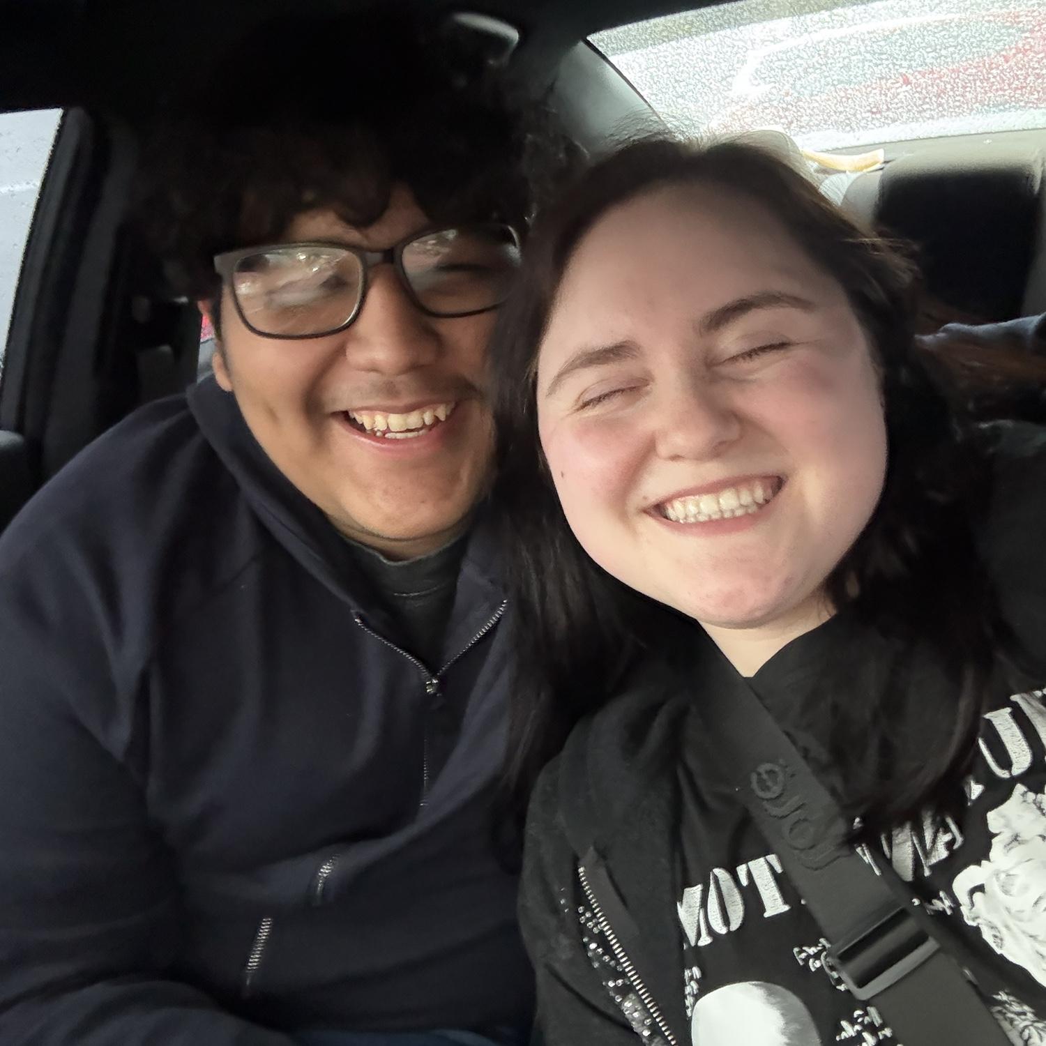 Even though she just got Lasik surgery on her eyes, Beto still wanted to stop by and say “hi” cause he missed his girlfriend. It’s the little moments that become most special to us, don’t you think?