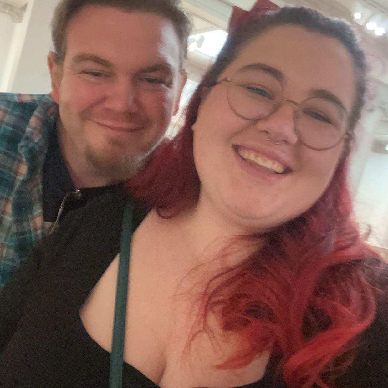 Museum date before Sam met my best friend Michaela and her (now) husband Allen for the first time