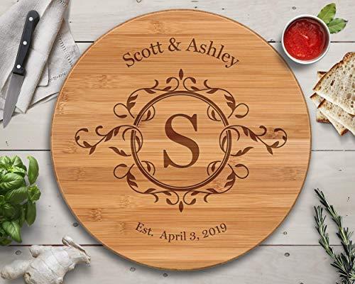 Bamboo Lazy Susan Turntable, Best Christmas Gifts, Personalized Lazy Susan, Custom Cutting Board, Thoughtful Gifts, Gifts for Mom, Mom Gifts, Mother's Day 2019, Beautiful Gift for Mom