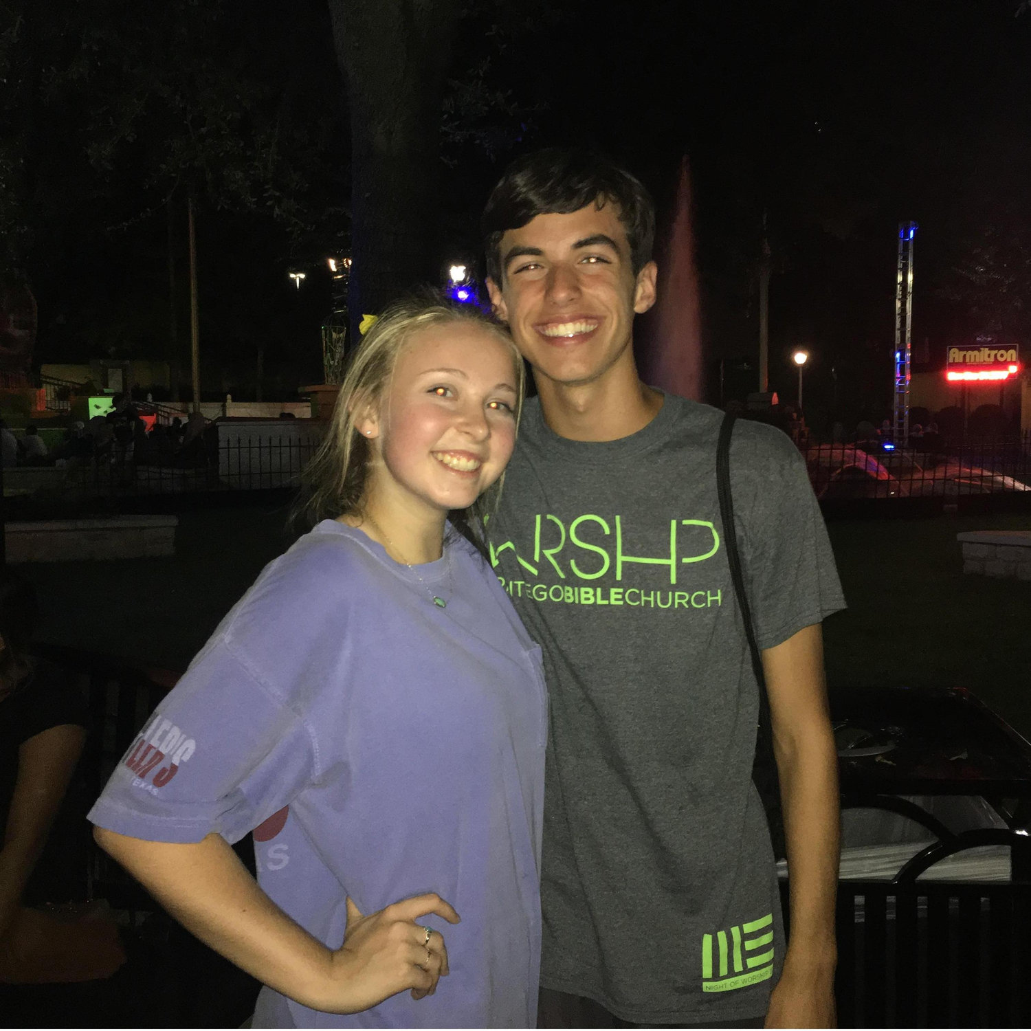 One of the MANY times at Six Flags.