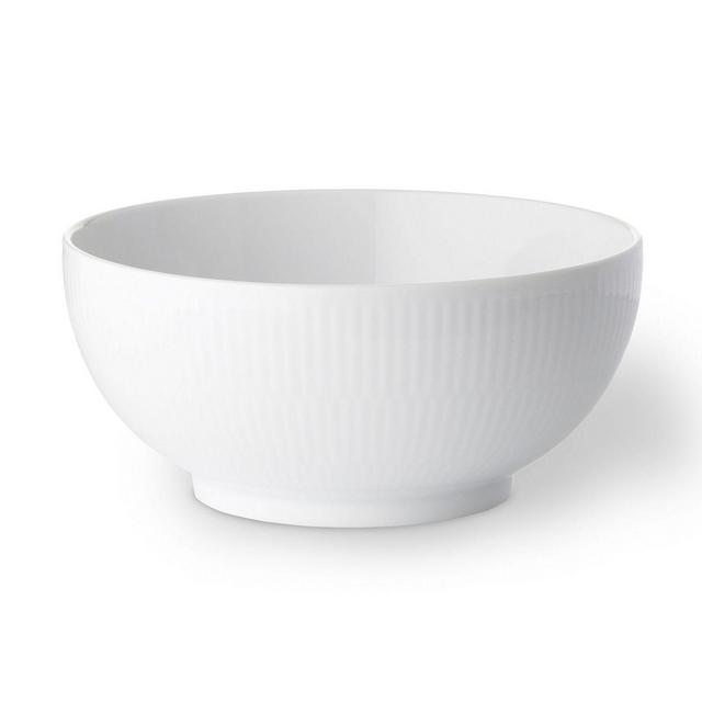 Royal Copenhagen White Fluted Plain 7" Serving Bowl