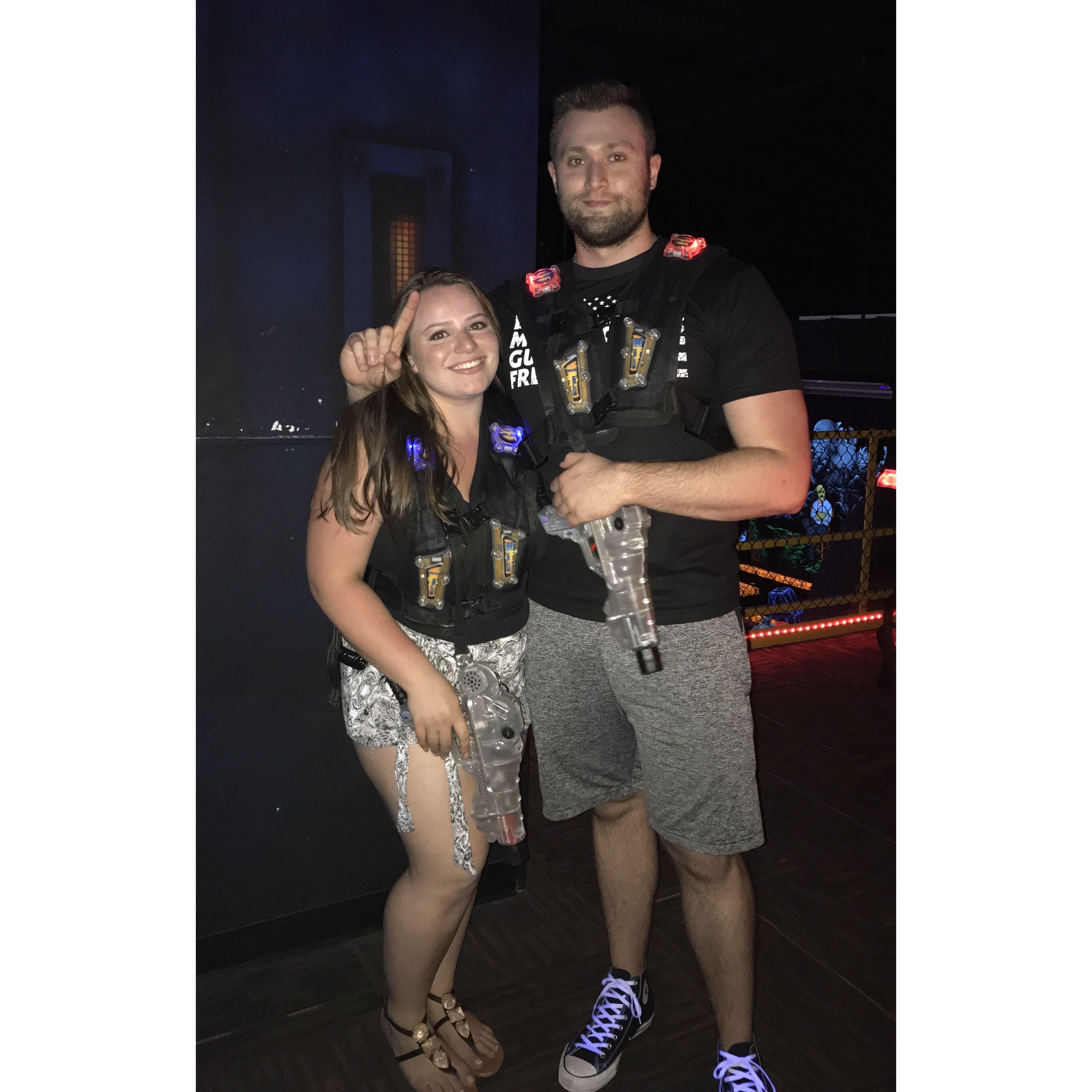 Laser Tag, Orange, CT ~ June 2017