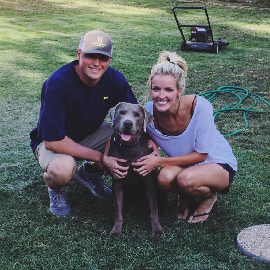 We joke that Bleu is the center of our relationship.