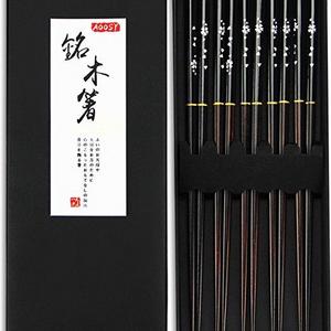 Chopsticks, AOOSY 5 Pairs Japanese Natural Wooden