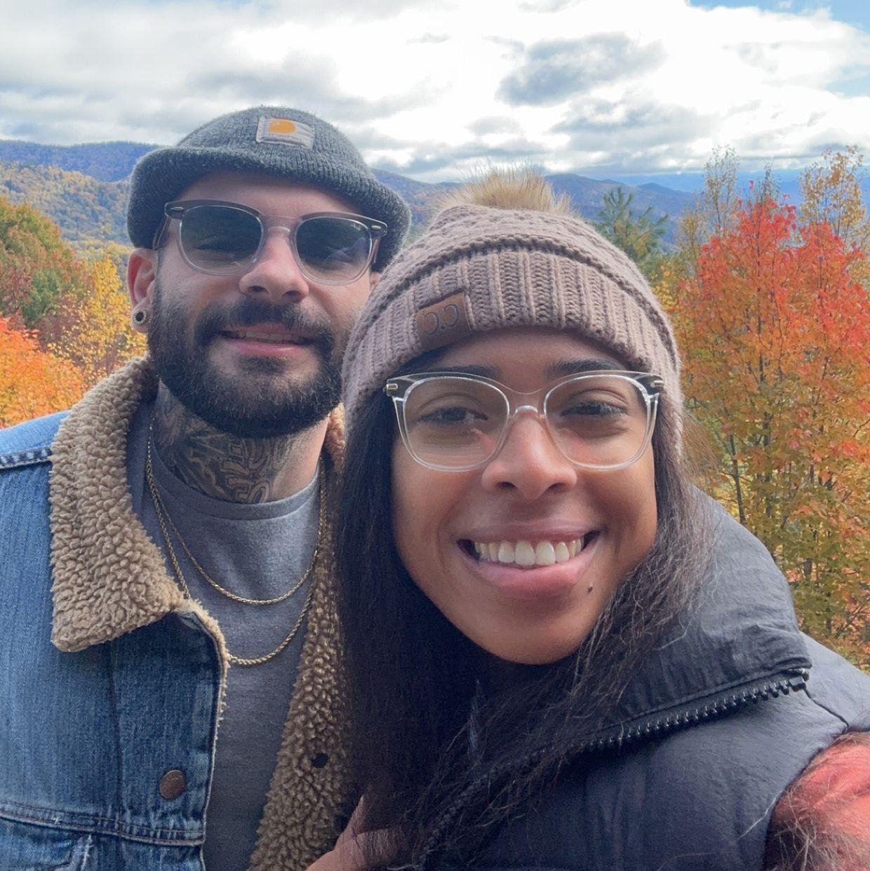 our first trip to the mountains together (: