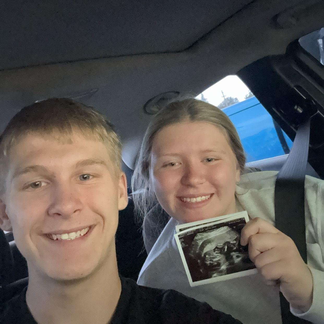 When we found out we were having a boy!