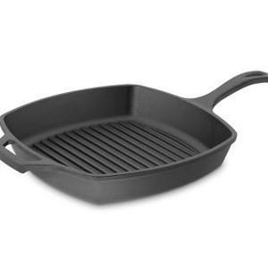 Lodge 10 1/4" Cast-Iron Square Grill Pan