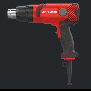 CRAFTSMAN Heat Gun, Corded, Variable Heat Setting up to 1200 Degrees, 1500 Watt (CMEE531)