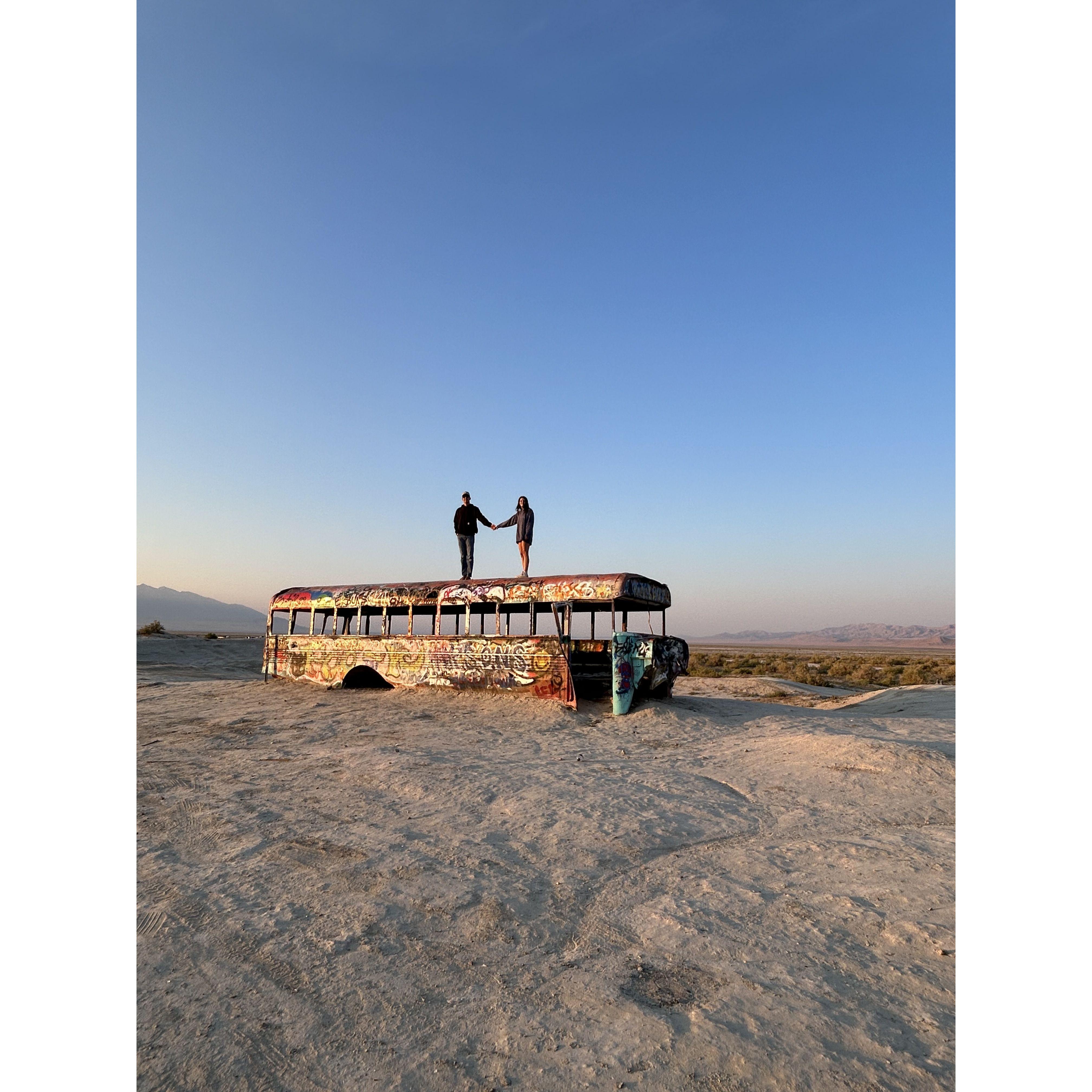 Camping at the Salt Flats