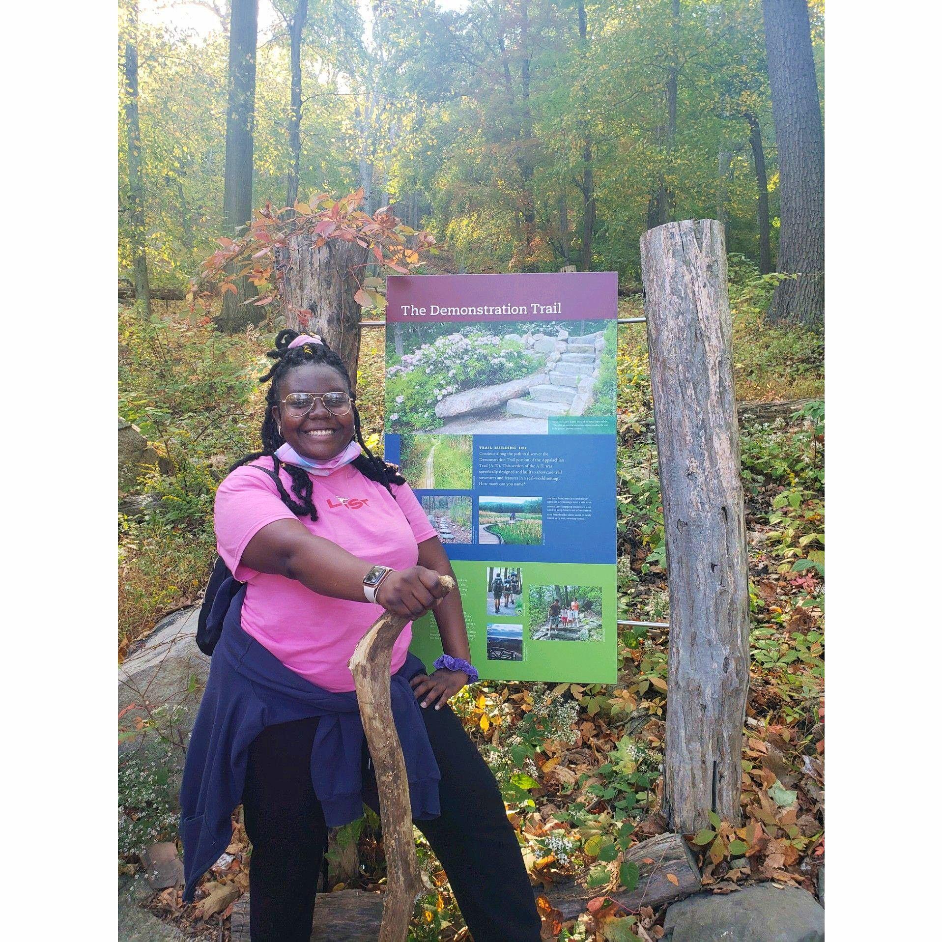 Hiking at Bear Mt. for Zealen's birthday