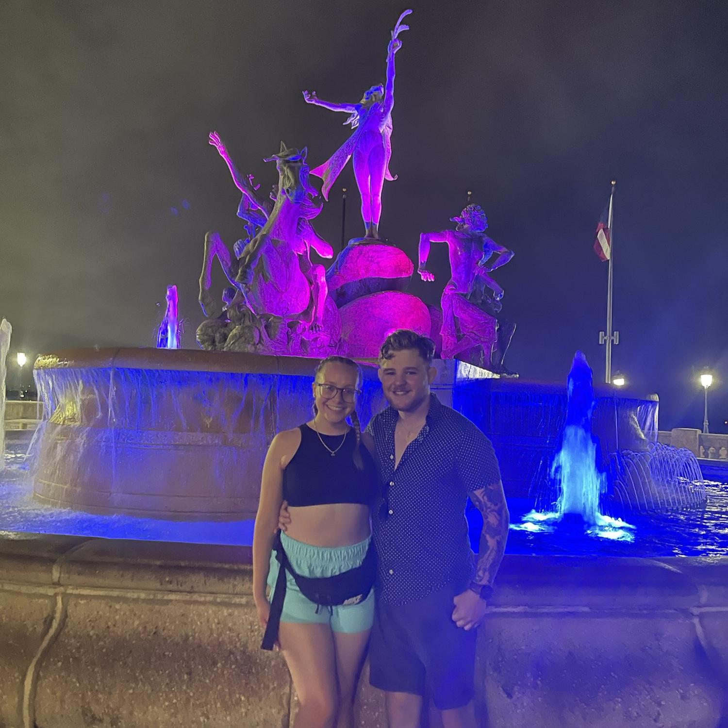 Douglas’s first trip to Puerto Rico — the beautiful island where Yesimar was born and raised.