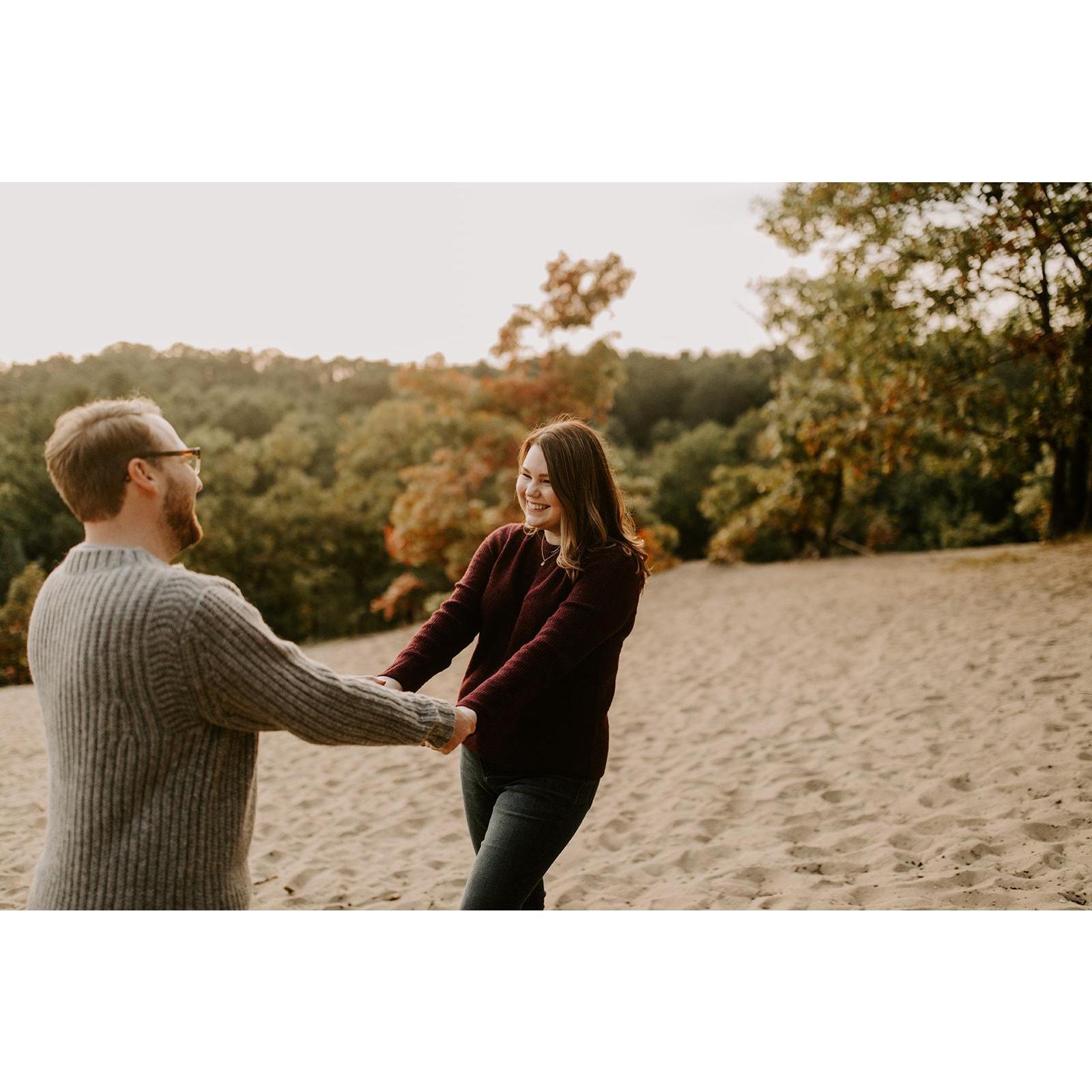 Grand Rapids engagement photos by Tana Helene.