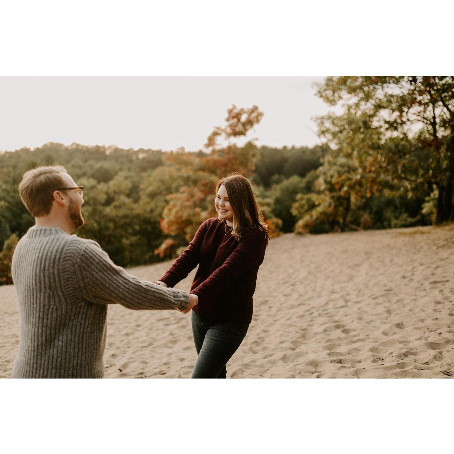 Grand Rapids engagement photos by Tana Helene.