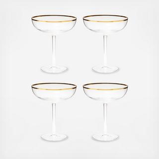 Soiree Champagne Coupe, Set of 4