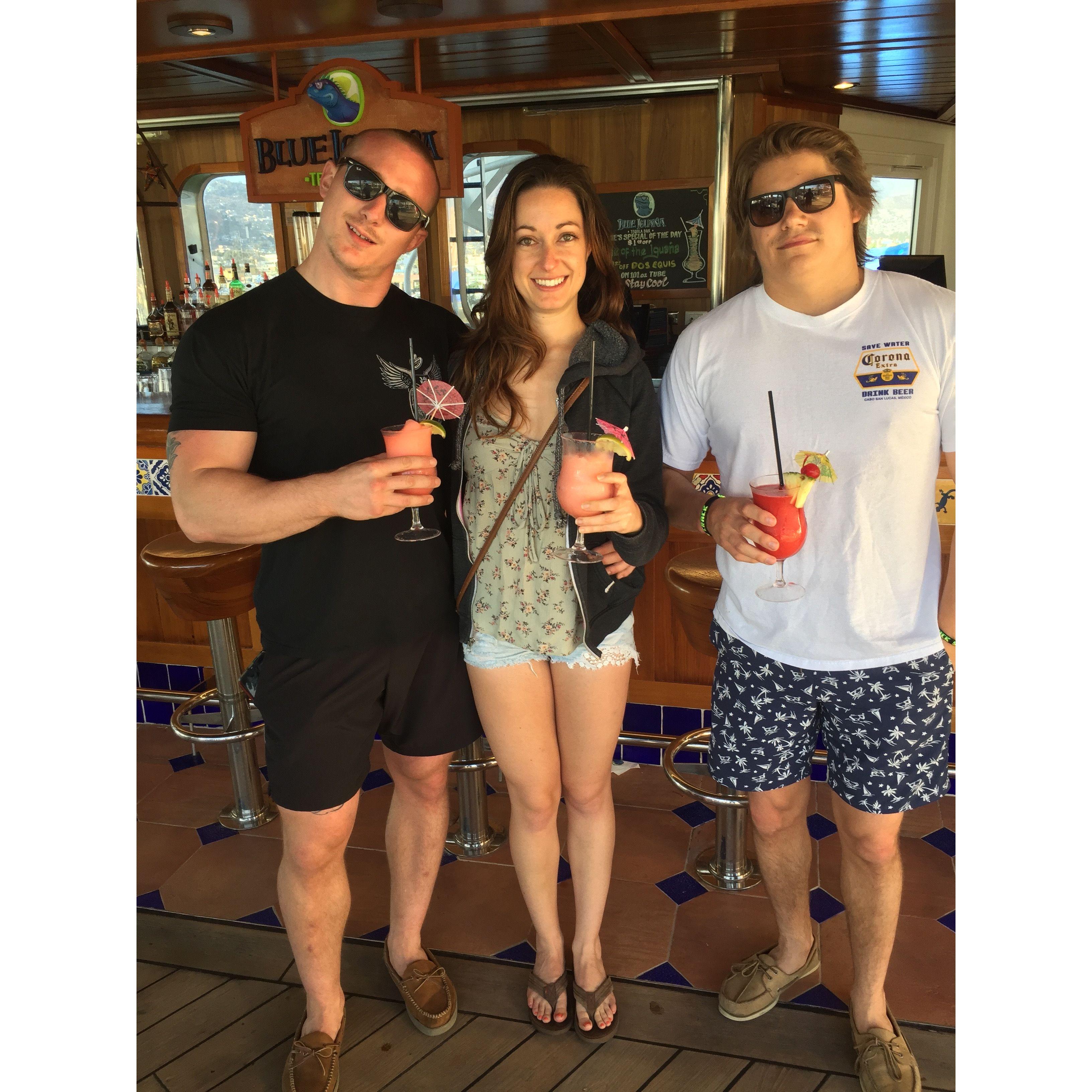 Our first vacation together: a cruise to Mexico