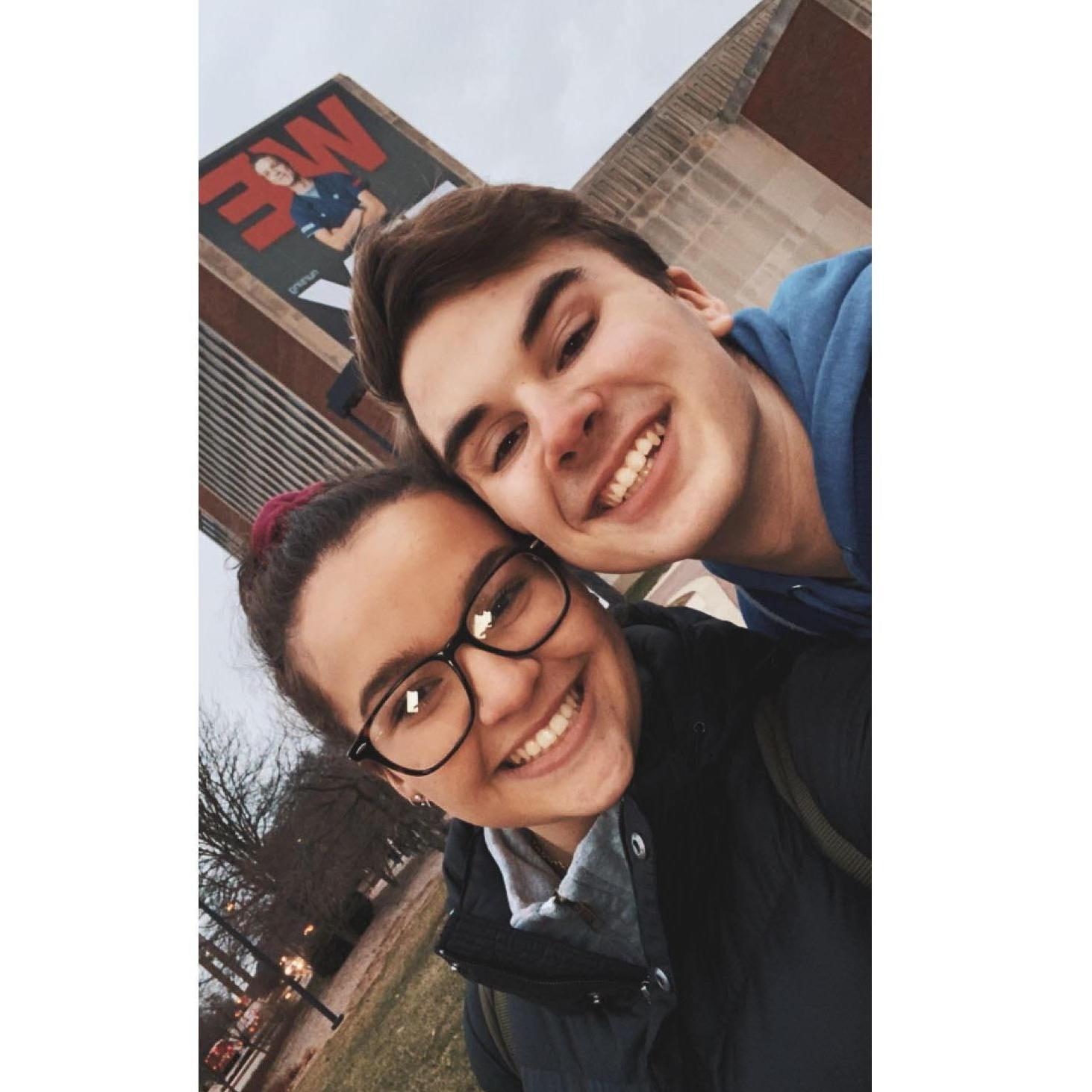 Aaron visiting Ball State! January, 2020