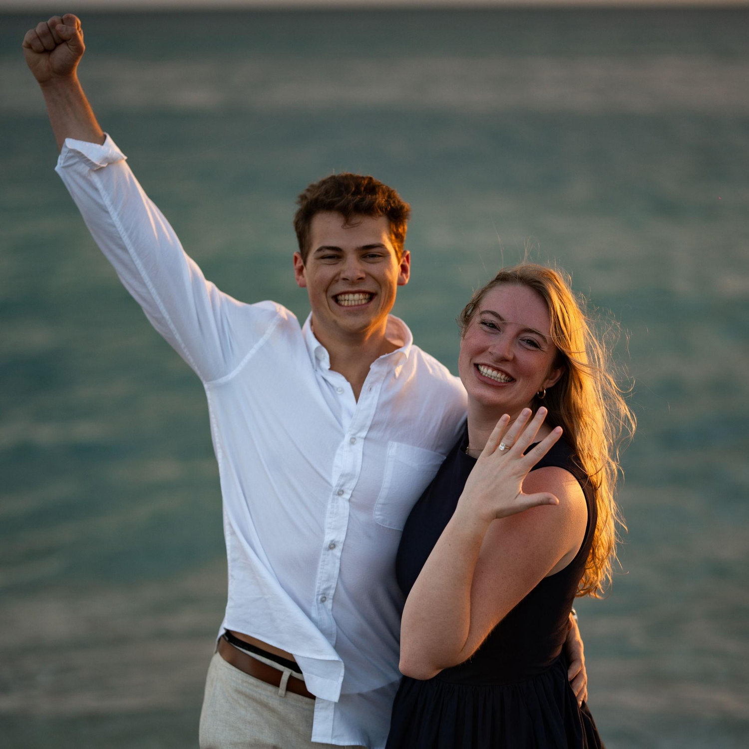 Declan proposed on 4/3/26, on a beautiful beach in Florida! Even though they were doing long distance, he surprised Lexi and was able to get her family, his family, and friends at the proposal!