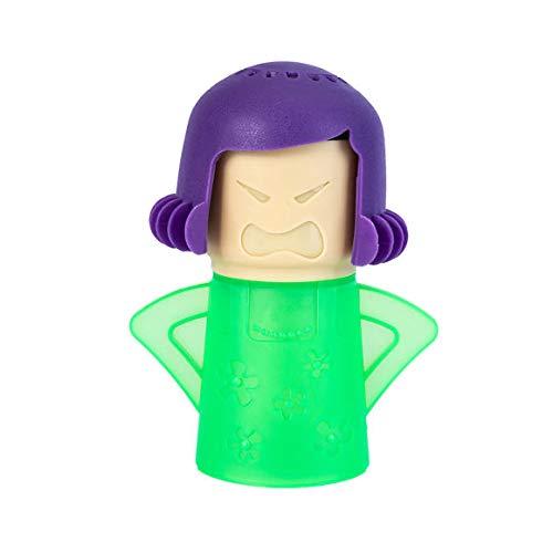 AINING  Just Add  Vinegar and Water (green).Microwave Cleaner Steam Angry mama Easily Cleans the Crud In Minutes. Fast Action Steam Kitchen Gadget.