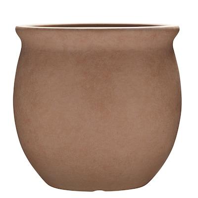 allen + roth 78.77-Quart Terracotta Resin Planter with Drainage Holes