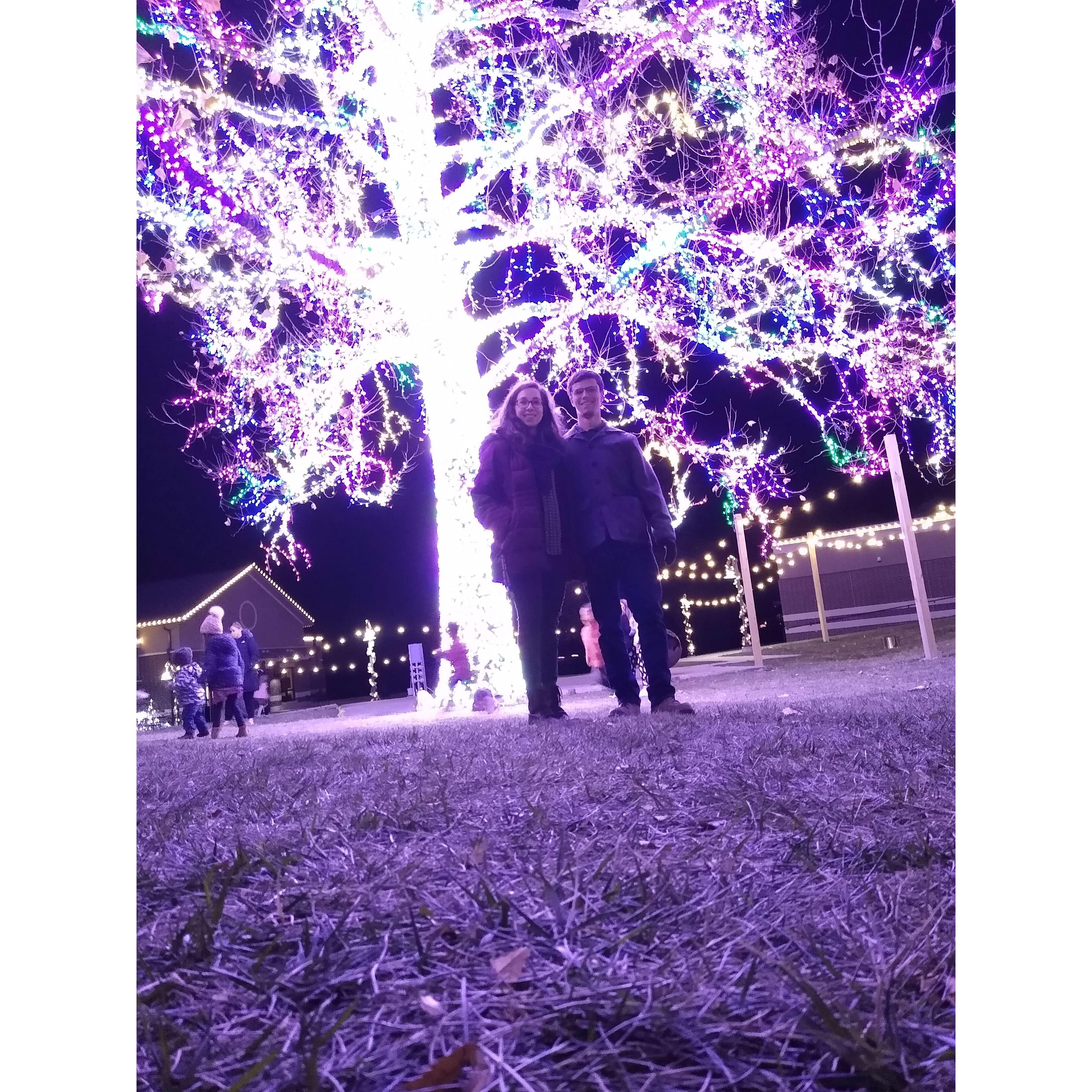 Our 5th date. The magic tree in Columbia, MO