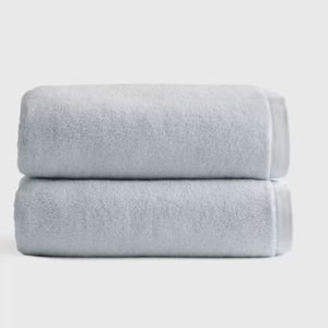 Plush Organic Turkish Cotton Bath Towel (Set of 2) - Hydrangea