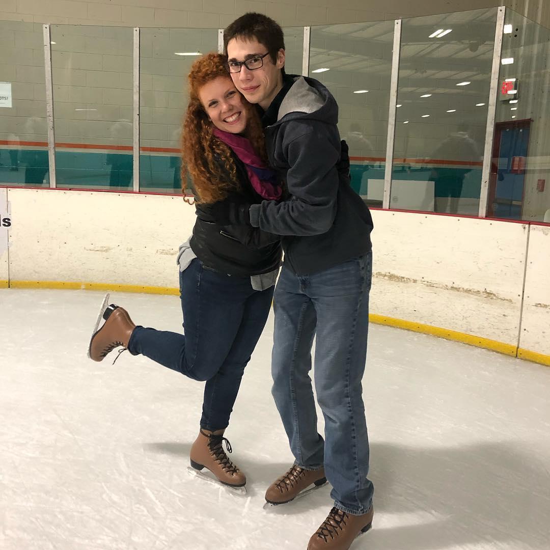 Our first photo together on December 10, 2018.