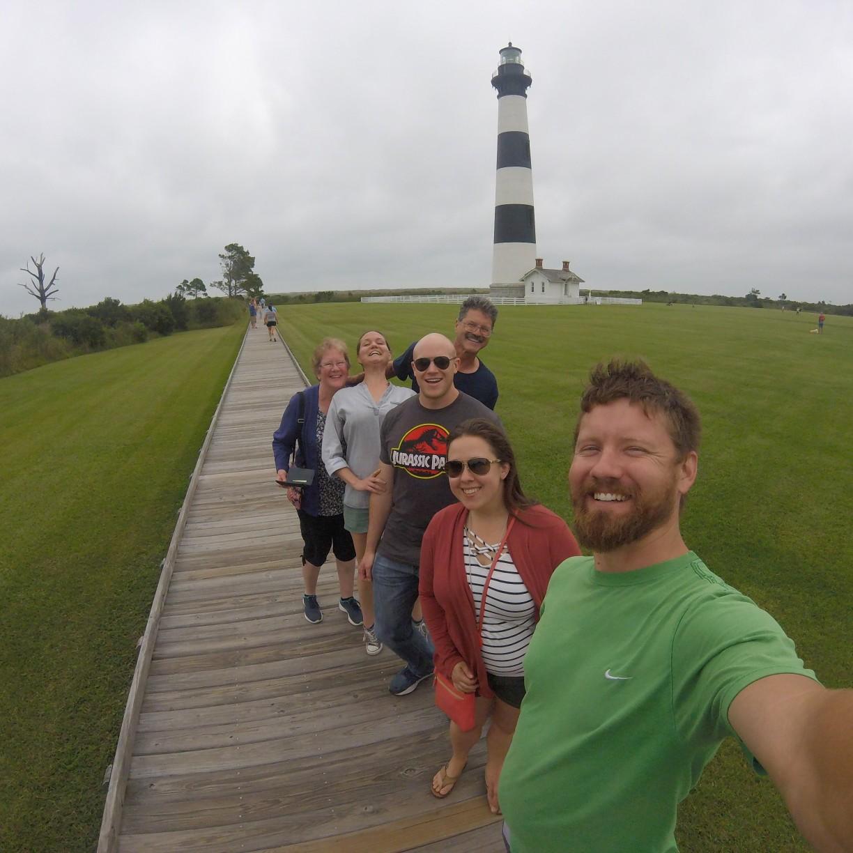 Exploring the sites in the Outer Banks, NC with Zach's parents, sister and BIL. September 2017