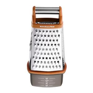 KitchenAid Gourmet Stainless Steel Box Grater, Pureed Pumpkin