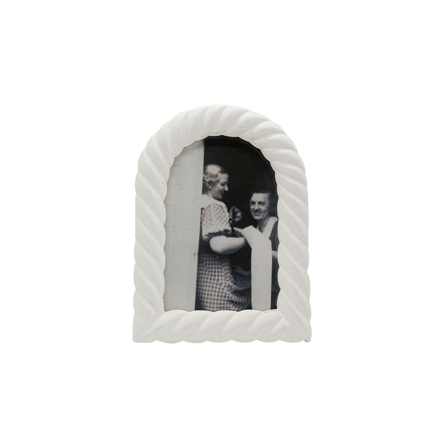 4x6 Arched Picture Frame White by Foreside Home & Garden
