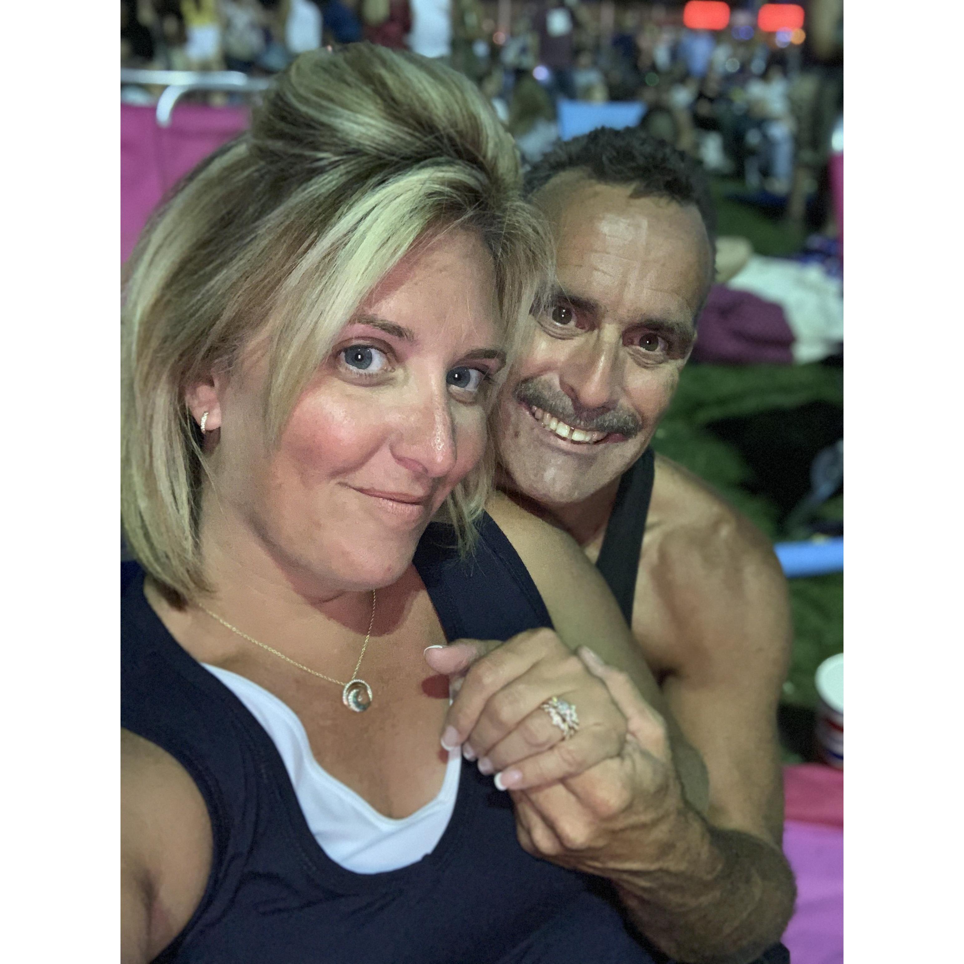 The proposal at the XTU summer concert June 22nd.... he designed my ring himself!