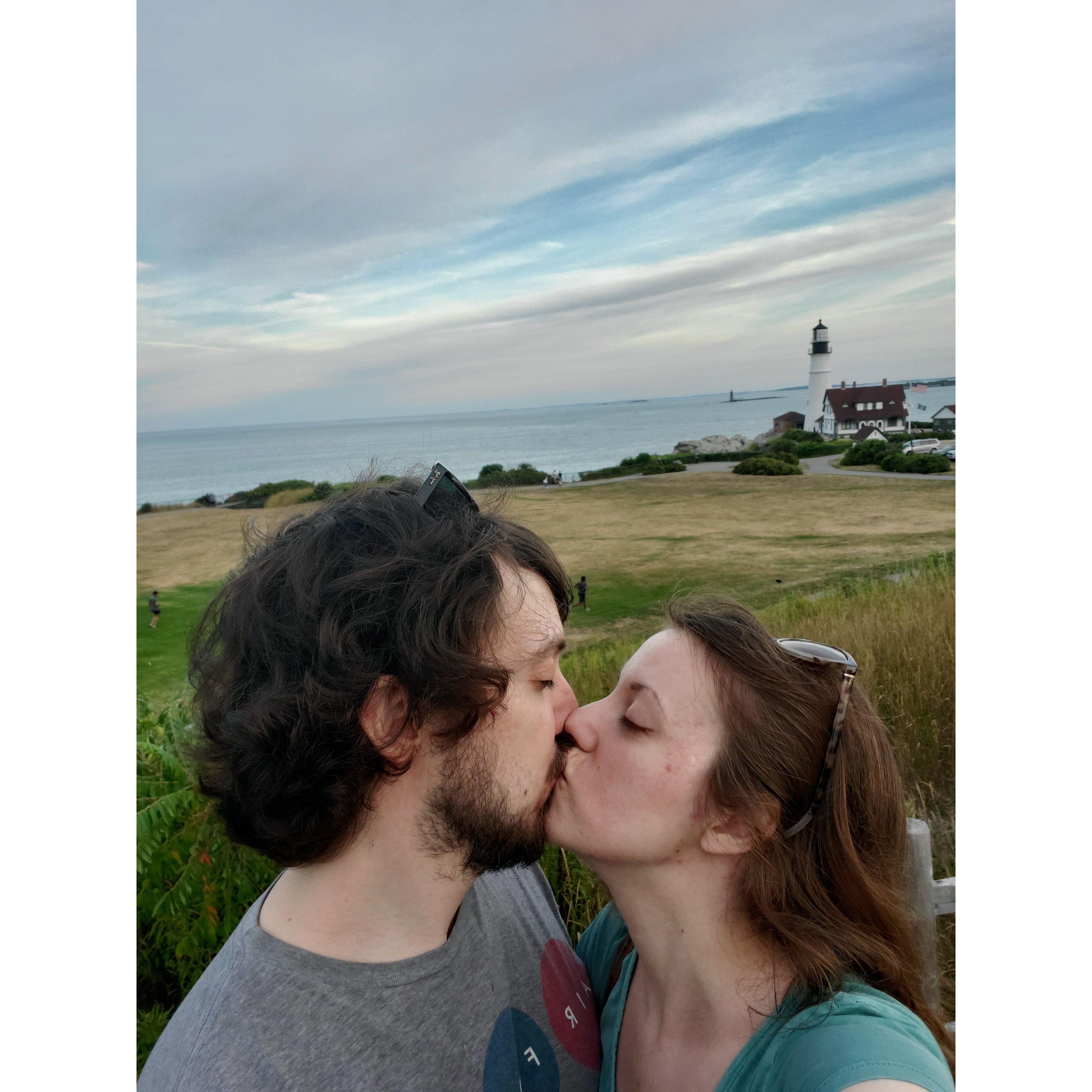 When we visited Portland Head Lighthouse, in Cape Elizabeth ME.