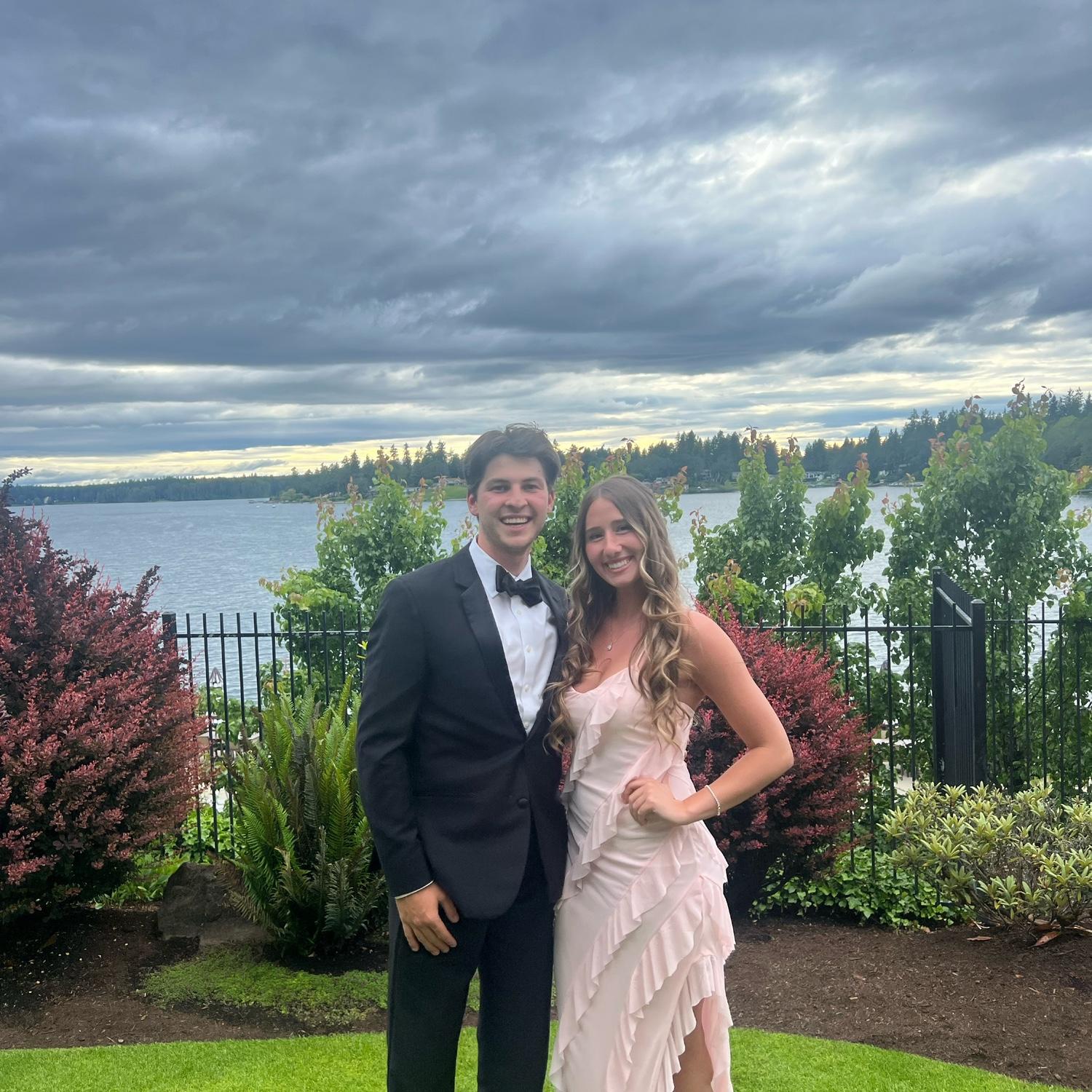 All dressed up for John Francis and Jenn’s wedding, where Thomas was his best man.