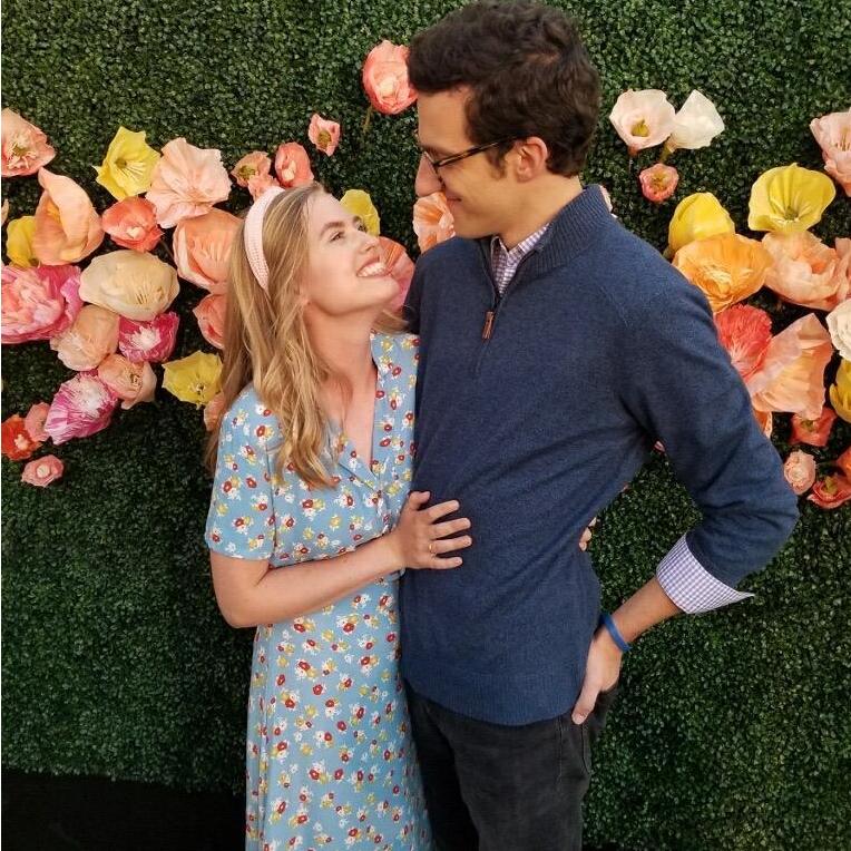 When Joe surprised Tiff at her 23rd birthday/Anthropologie modeling gig