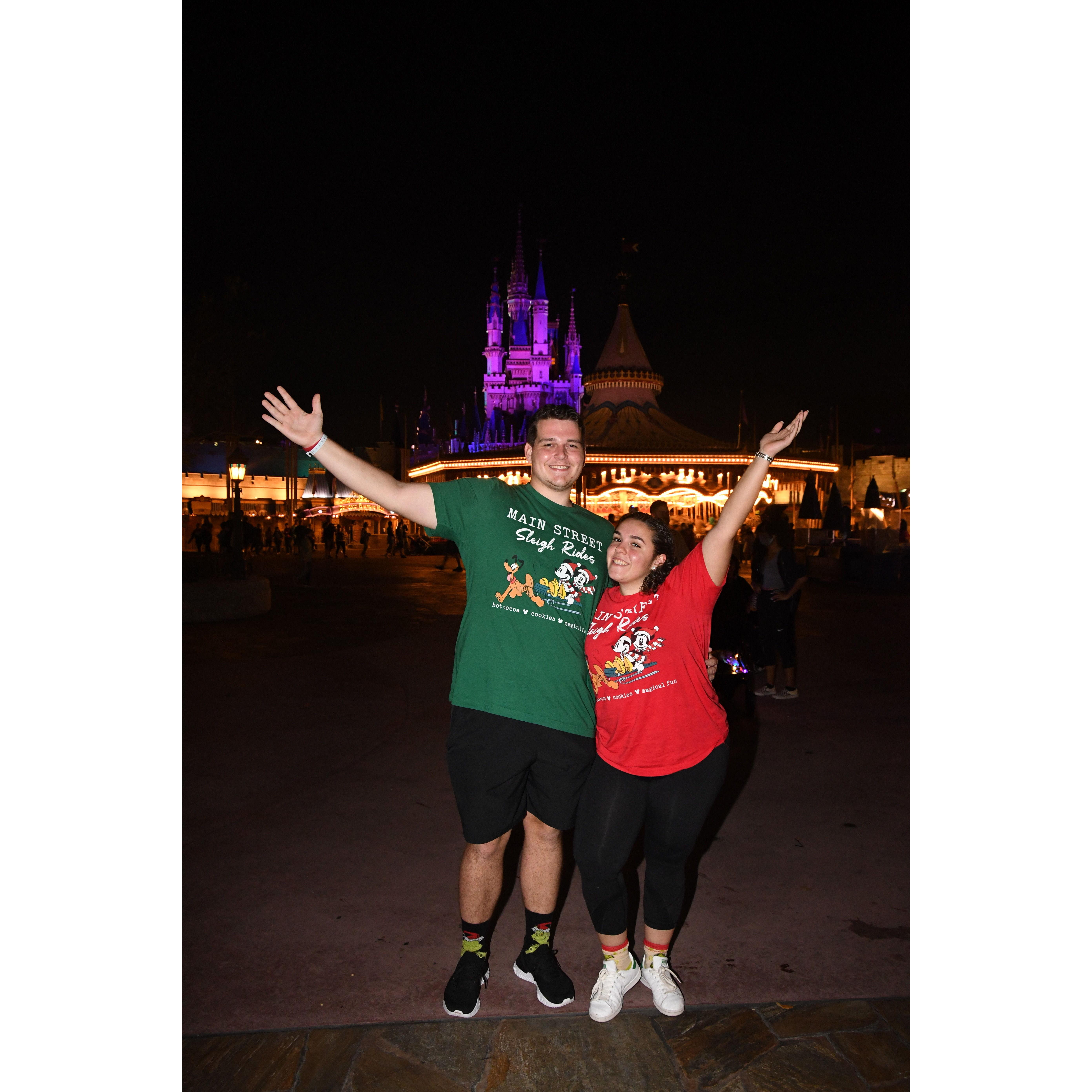 This was our first Disney Christmas party!